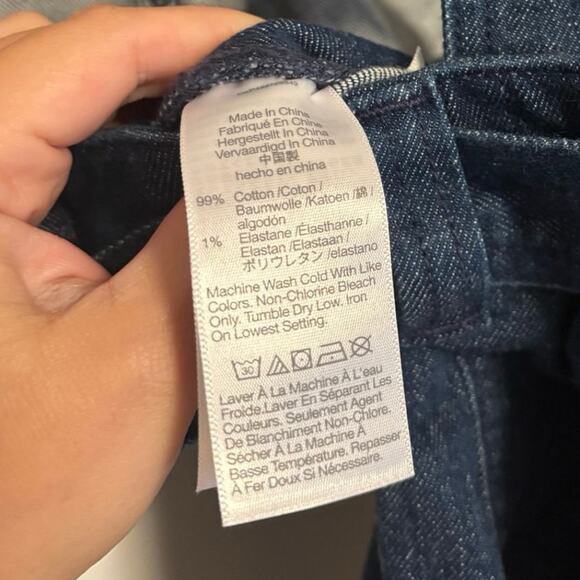 NWT Madewell Denim Cross-Back Jumpsuit in Cason Wash Size 8 - Picture 8 of 9